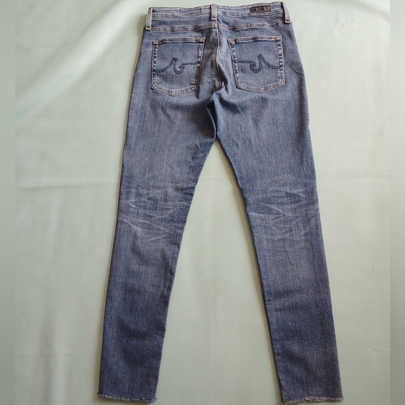 AG The Farrah High Rise Skinny Ankle Jeans Size 30R - Picture 2 of 11